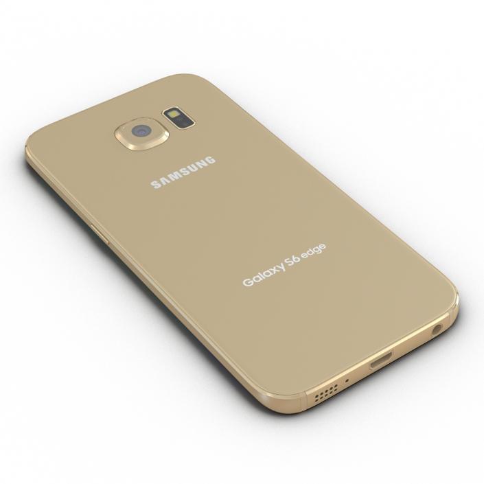 3D Samsung Galaxy S6 Edge Platinum