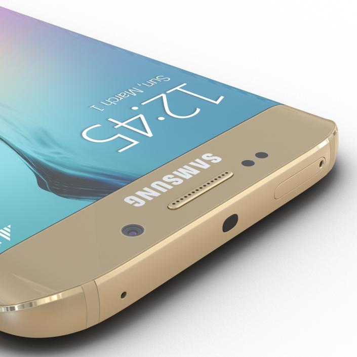 3D Samsung Galaxy S6 Edge Platinum