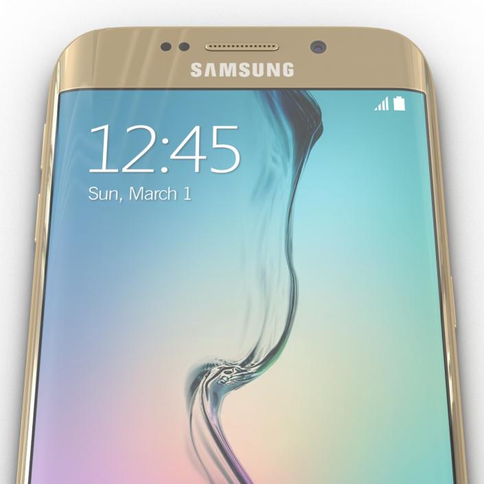 3D Samsung Galaxy S6 Edge Platinum