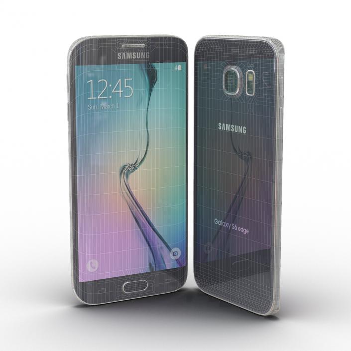 3D Samsung Galaxy S6 Edge Sapphire