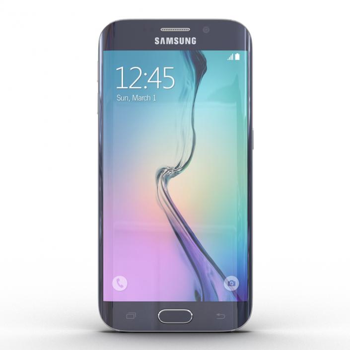 3D Samsung Galaxy S6 Edge Sapphire