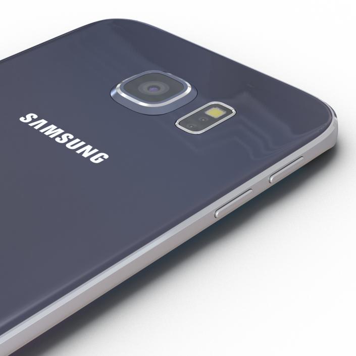 3D Samsung Galaxy S6 Edge Sapphire