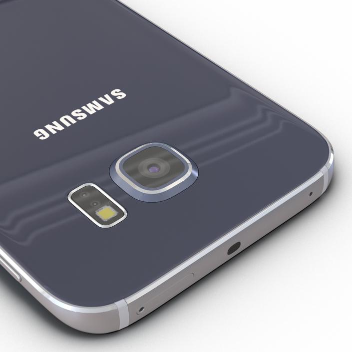 3D Samsung Galaxy S6 Edge Sapphire