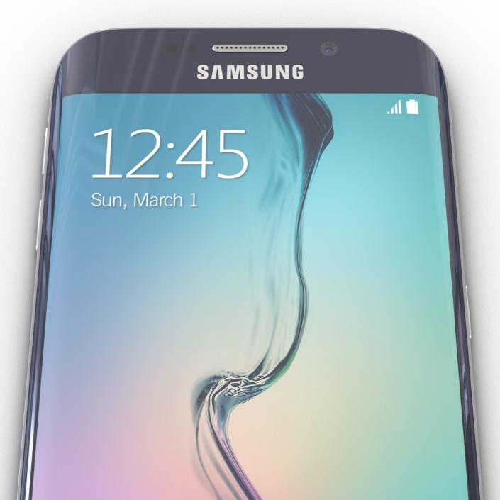 3D Samsung Galaxy S6 Edge Sapphire