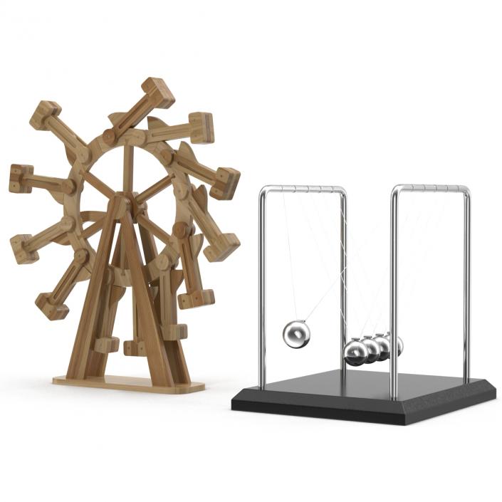 3D Perpetual Motion Machines Rigged Collection model