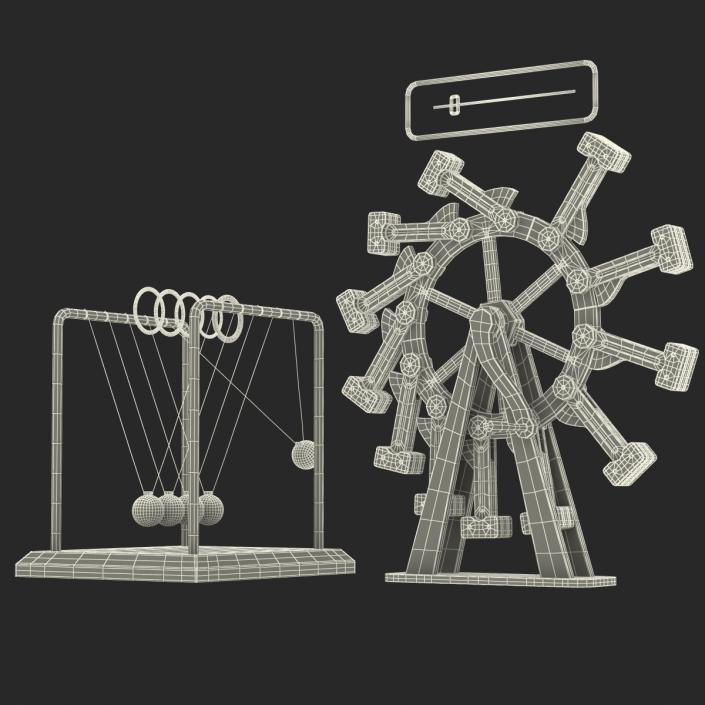 3D Perpetual Motion Machines Rigged Collection model