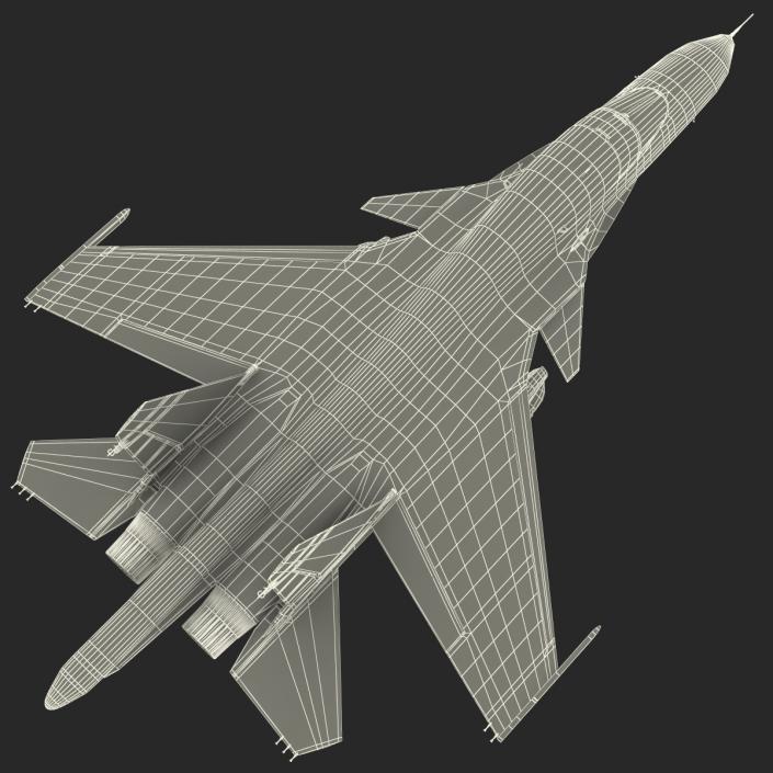 3D Russian Air Force Su-34 model