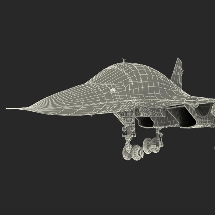 3D Russian Air Force Su-34 model