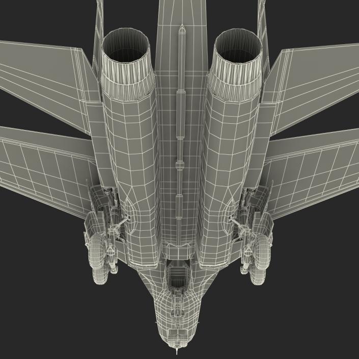 3D Russian Air Force Su-34 model