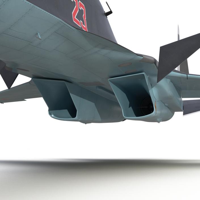 3D model Russian Air Force Su-34 Rigged