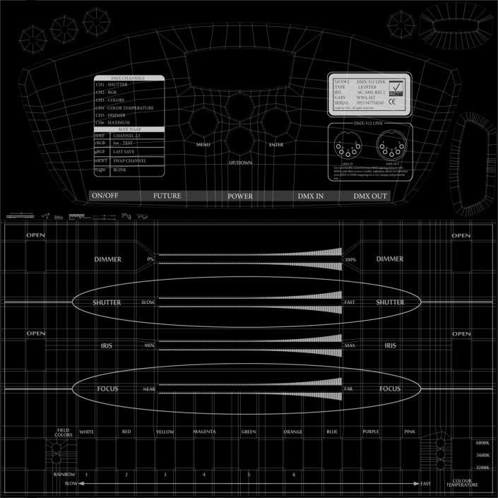 Follow Spot Generic 3D model