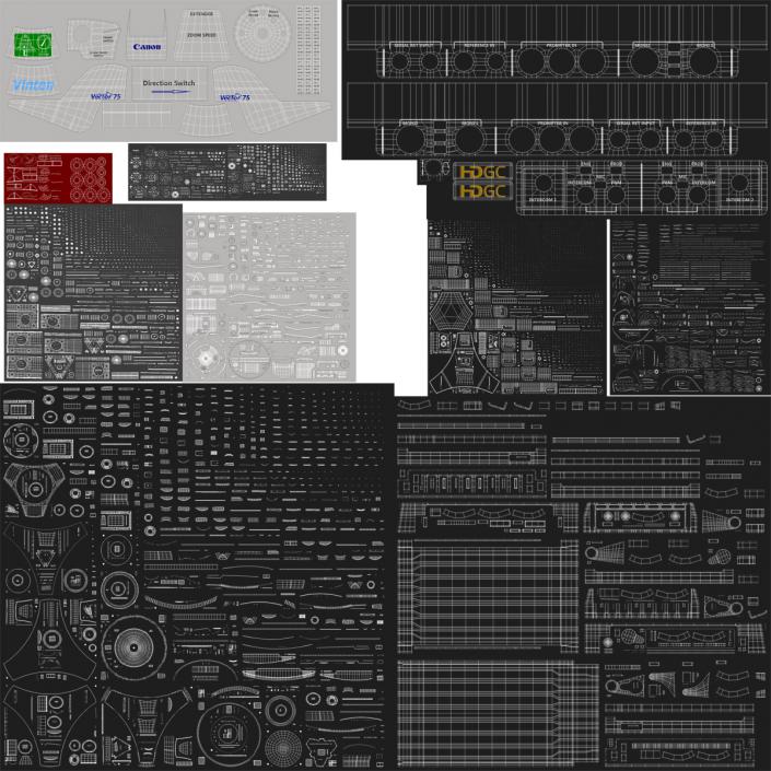 Professional Studio CameraDIGISUPER86II 3D model