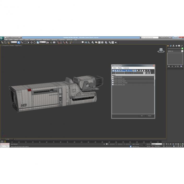 HD Studio Camera Generic 3D model