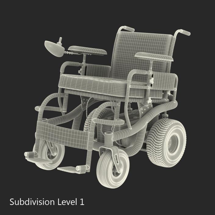 3D Powered Wheelchair model