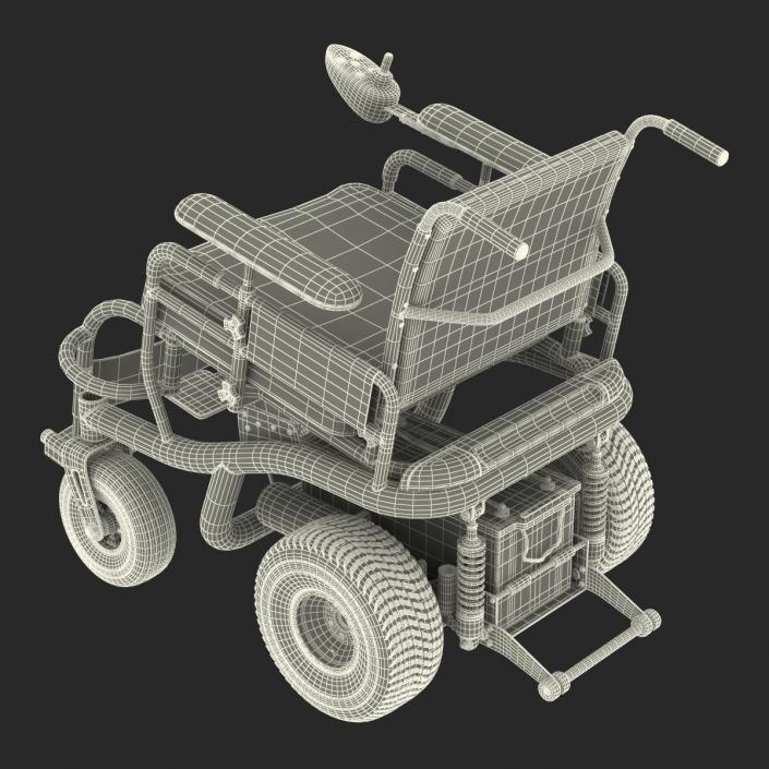 3D Powered Wheelchair model