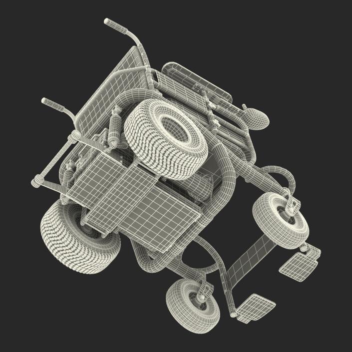 3D Powered Wheelchair model