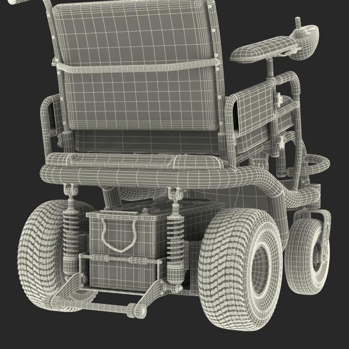 3D Powered Wheelchair model