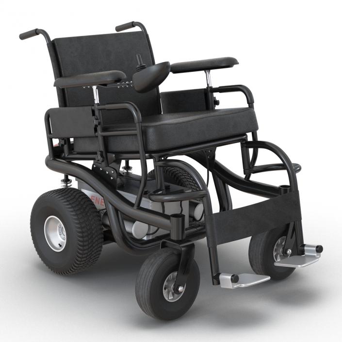 3D model Powered Wheelchair Rigged