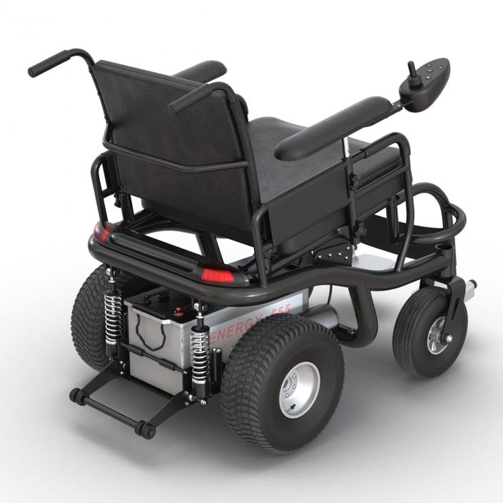 3D model Powered Wheelchair Rigged