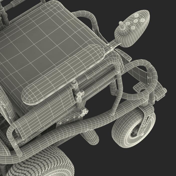 3D model Powered Wheelchair Rigged