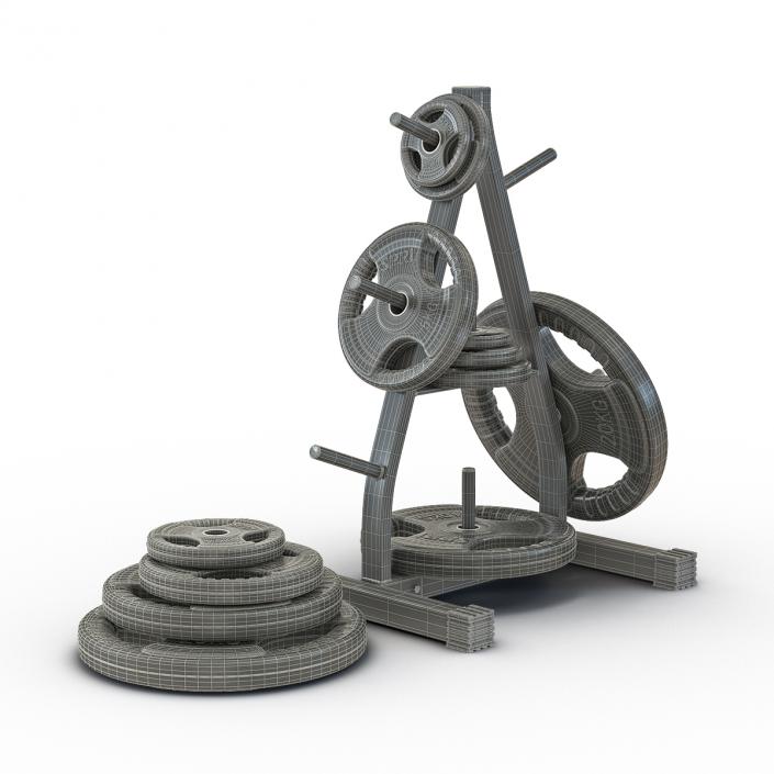 3D Weight Plate Tree Set