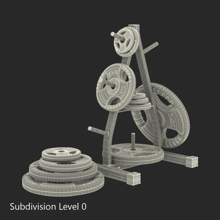 3D Weight Plate Tree Set