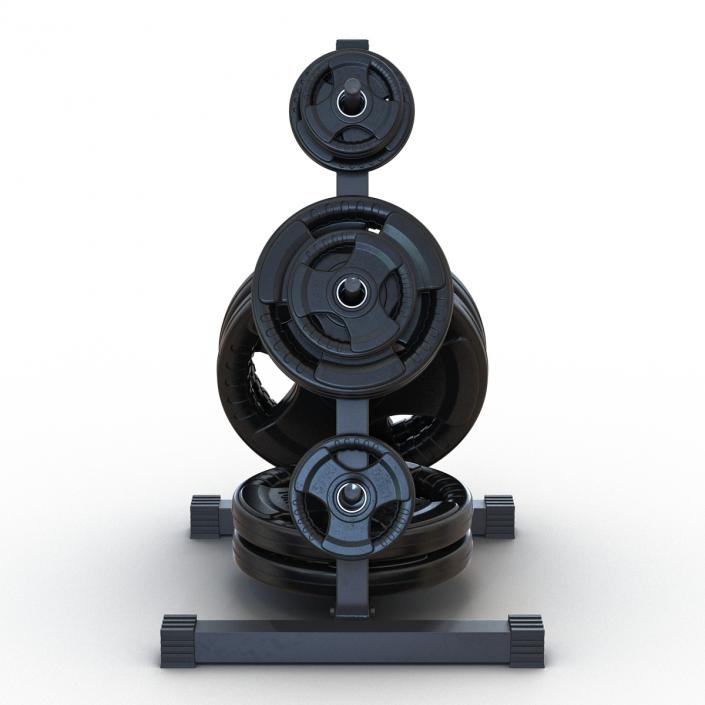 3D Weight Plate Tree Set 2 model