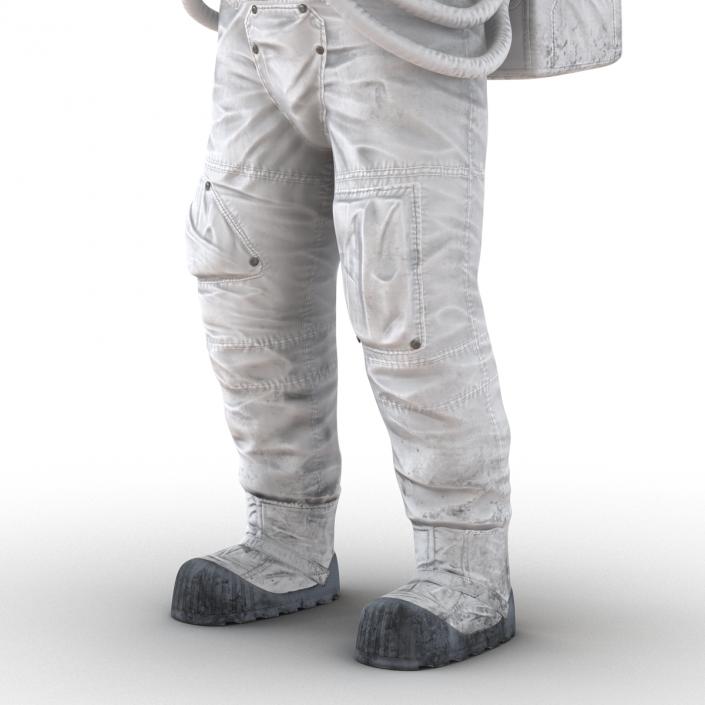 3D Astronaut NASA Wearing Spacesuit A7L