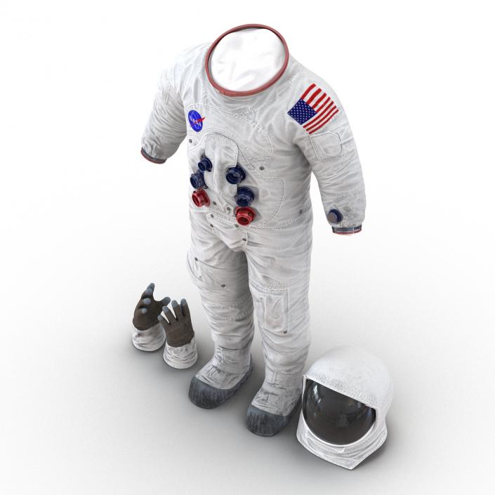 3D A7L Apollo and Skylab Spacesuit 3 model