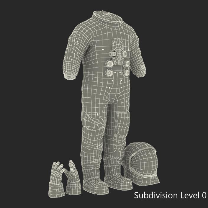 3D A7L Apollo and Skylab Spacesuit 3 model