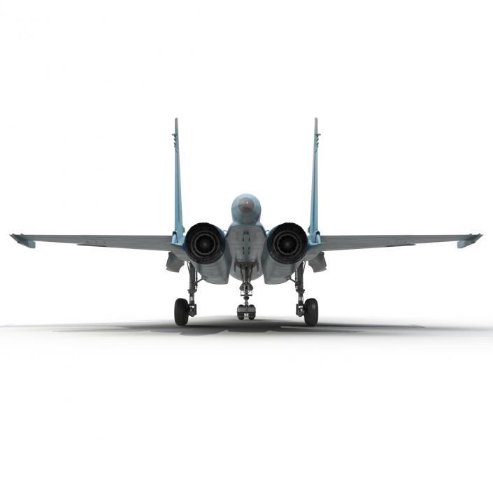 Fighter Sukhoi Su-34 Rigged 3D