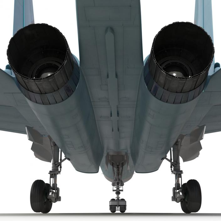 Fighter Sukhoi Su-34 Rigged 3D