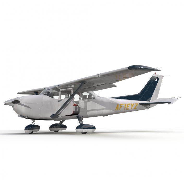 Cessna 172 Rigged 3D