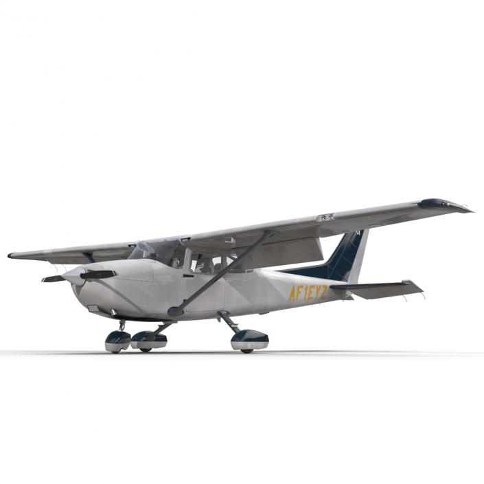 Cessna 172 Rigged 3D