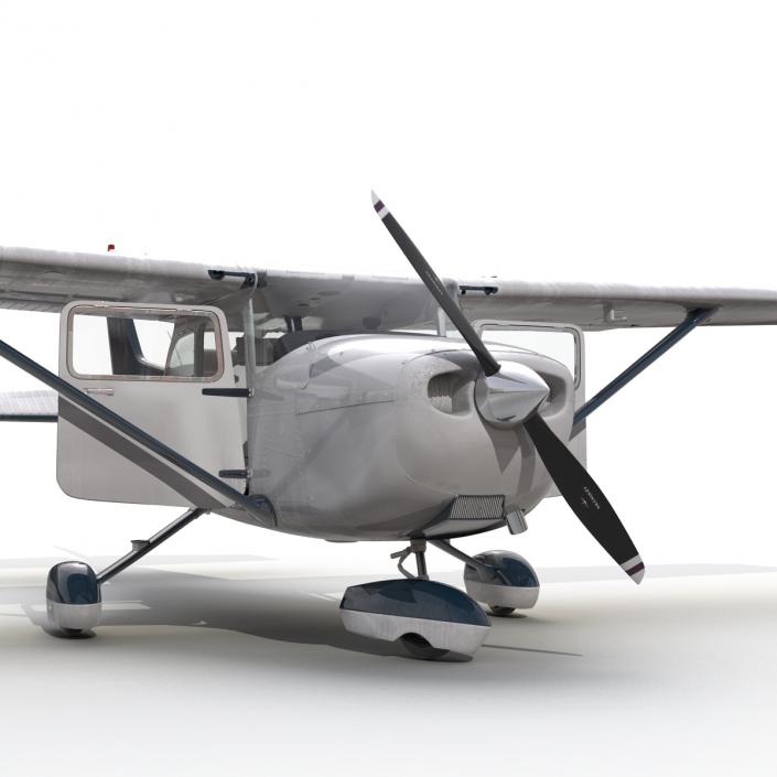 Cessna 172 Rigged 3D