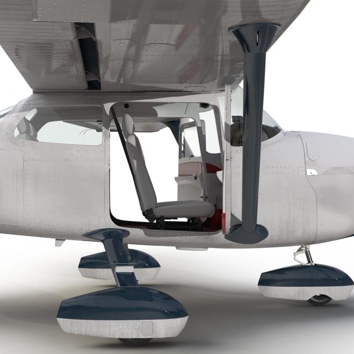 Cessna 172 Rigged 3D