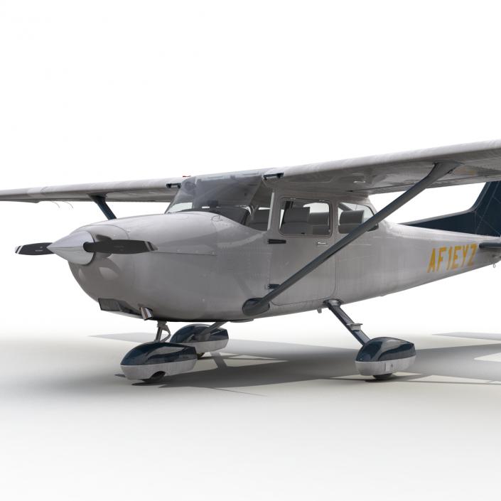 Cessna 172 Rigged 3D