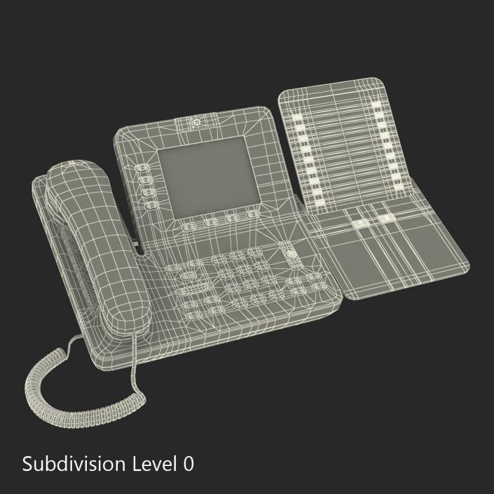 3D Cisco Unified IP Phone 8945 and Expansion Module model