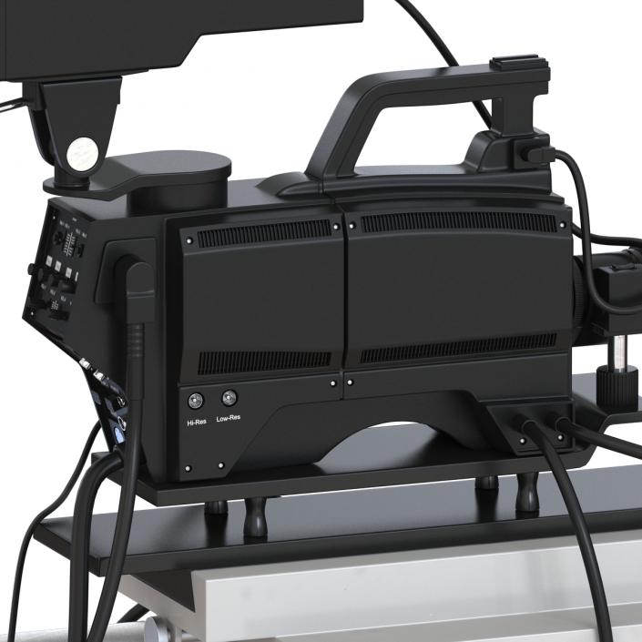 TV Studio Camera Generic 3D model