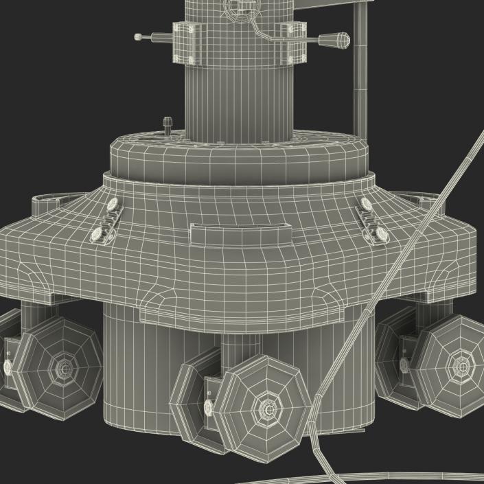 TV Studio Camera Hitachi 3D model