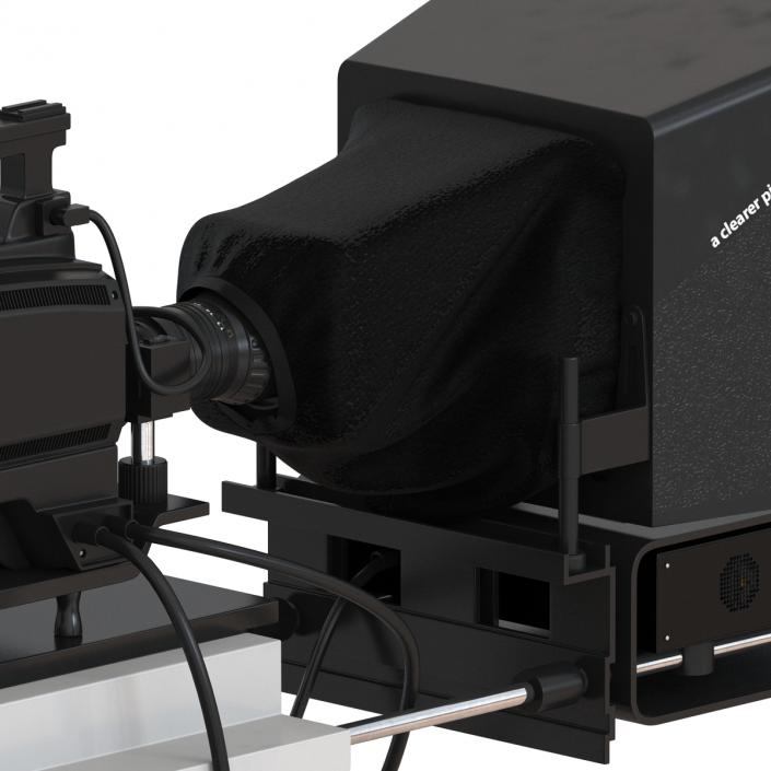 TV Studio Camera Generic 3D model