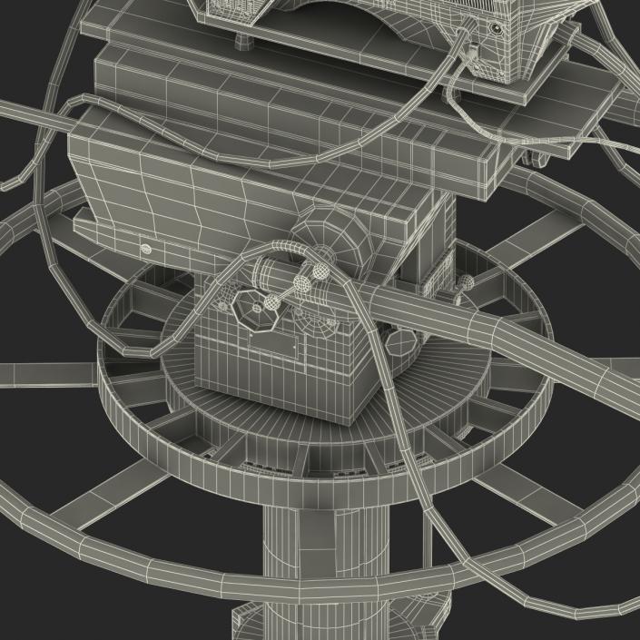 TV Studio Camera Hitachi 3D model