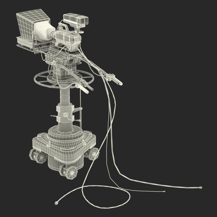 TV Studio Camera Generic 3D model