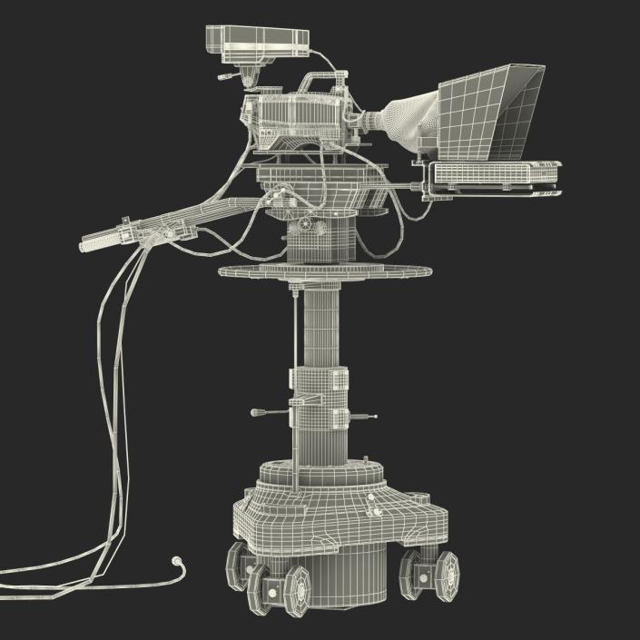 TV Studio Camera Generic 3D model