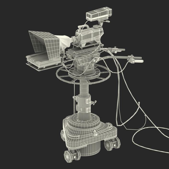 TV Studio Camera Generic 3D model