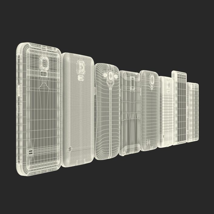 Cell Phones Collection 2 3D model