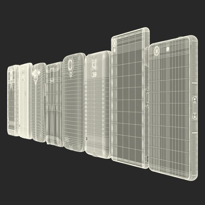 Cell Phones Collection 2 3D model