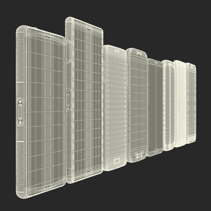 Cell Phones Collection 2 3D model