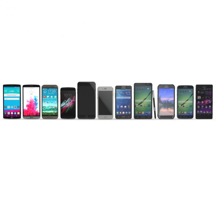 Cell Phones Collection 3D