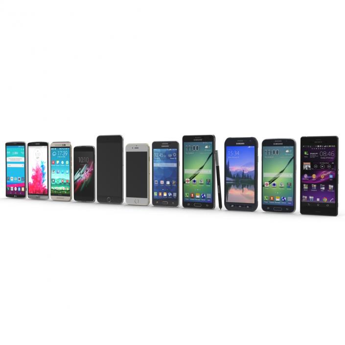 Cell Phones Collection 3D